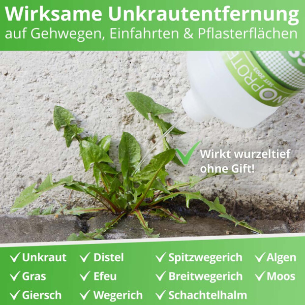 Essigsäure Grundstoff - Unkrautvernichter - 1 Liter