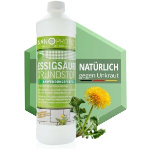Essigs&auml;ure Grundstoff - Unkrautvernichter - 1 Liter