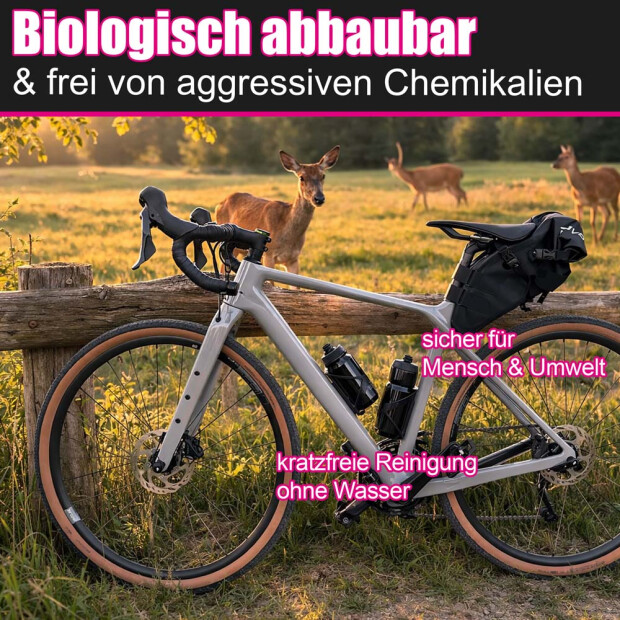 Shinykings Wash & Shine BICYCLE - Wasserloser Fahrradreiniger - 0,5 Liter