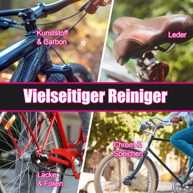 Shinykings Wash & Shine BICYCLE - Wasserloser Fahrradreiniger - 0,5 Liter