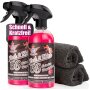 Shinykings Wash & Shine BICYCLE - Wasserloser Fahrradreiniger - 2 x 0,5 Liter + 2 x Spezialtuch