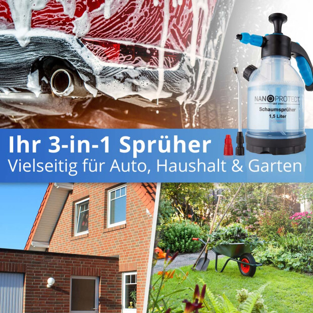 Premium Handsprüher - 1,5 Liter - Schaumsprüher