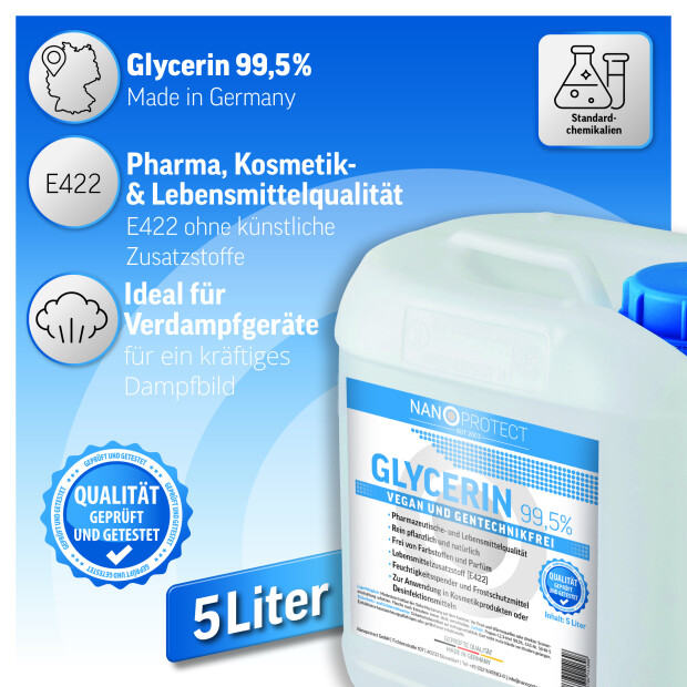 Glycerin 99,5% - 5 Liter