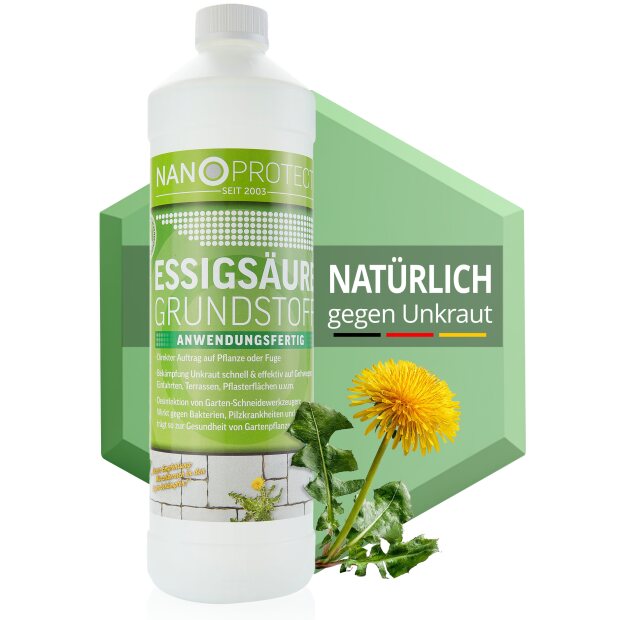 Essigsäure Grundstoff - Unkrautvernichter
