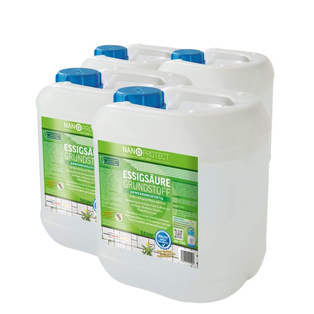 Essigsäure Grundstoff - Unkrautvernichter - 20 Liter