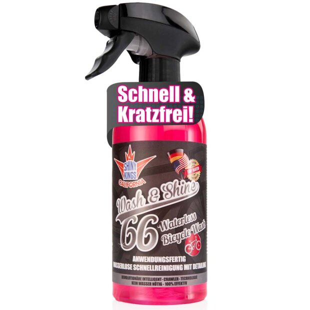 Shinykings Wash & Shine BICYCLE - Wasserloser Fahrradreiniger