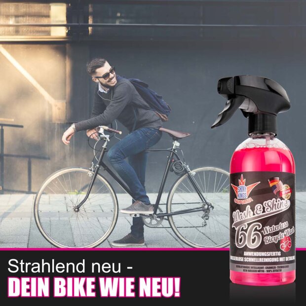 Shinykings Wash & Shine BICYCLE - Wasserloser Fahrradreiniger