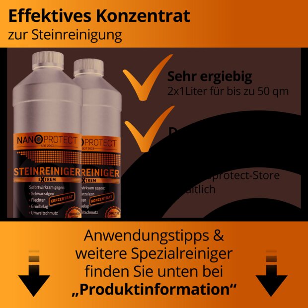 Steinreiniger Extrem - 2 x 1 kg - Intensivreiniger