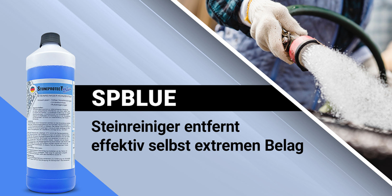 StoneprotecT SPBLUE - Intensivreiniger für Haus, Hof und Garten