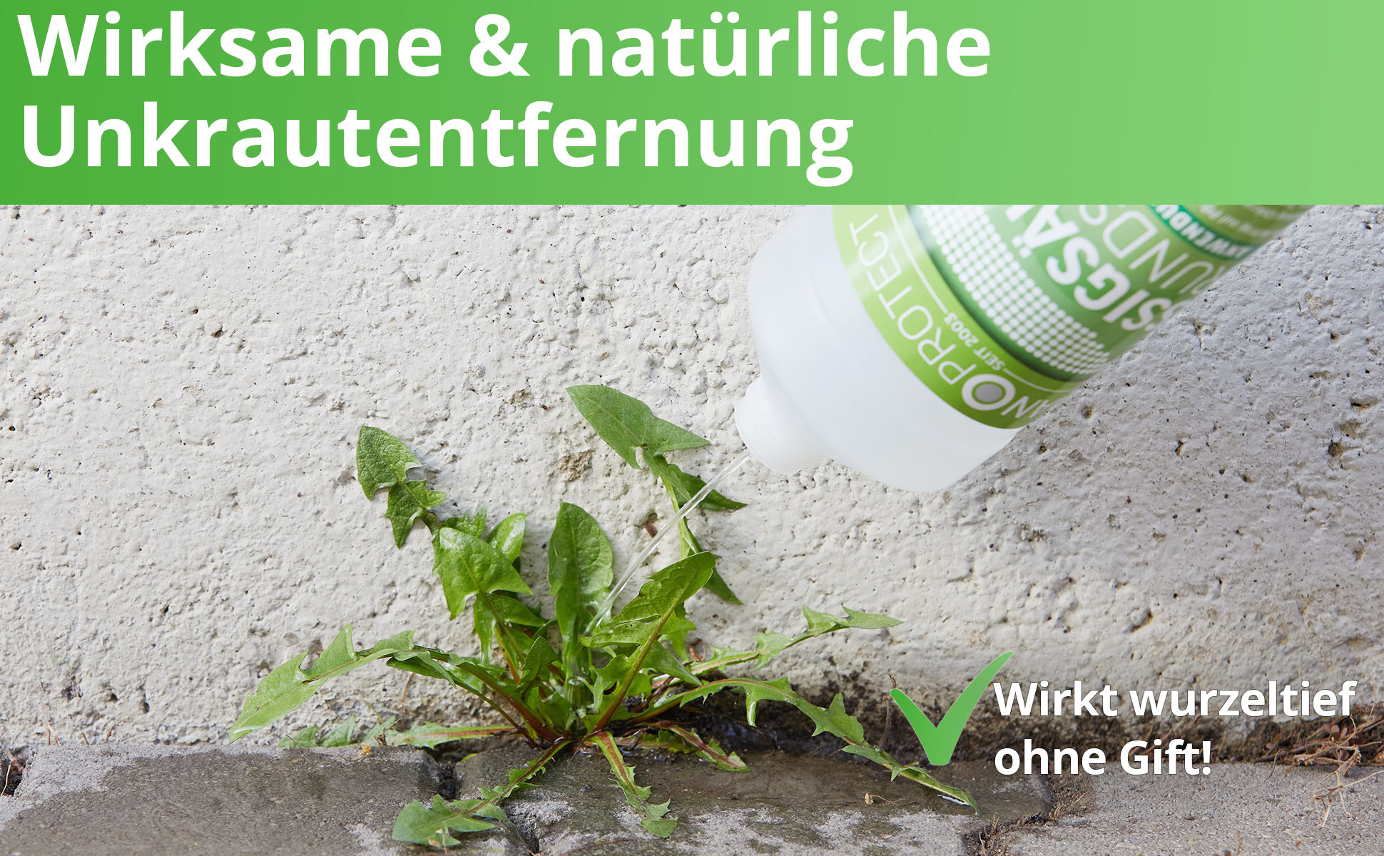 Nanoprotect Unkrautvernichter - Essigsäure Grundstoff