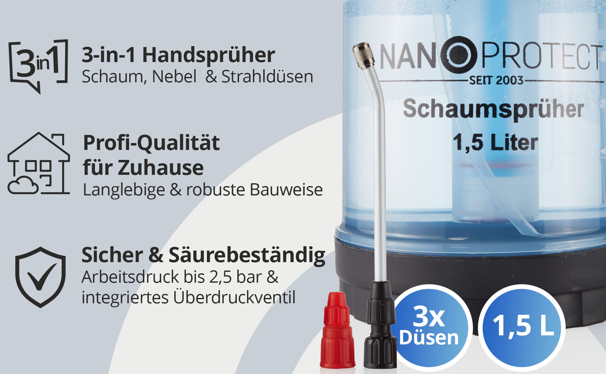 Nanoprotect Unkrautvernichter - Essigsäure Grundstoff