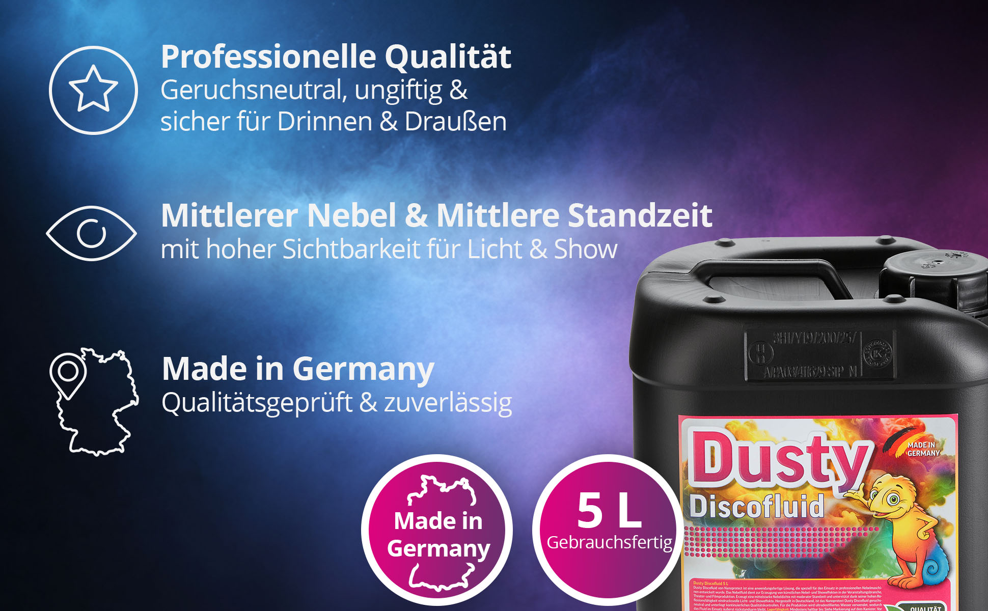 Nanoprotect Dusty - Professionelles Nebelfluid